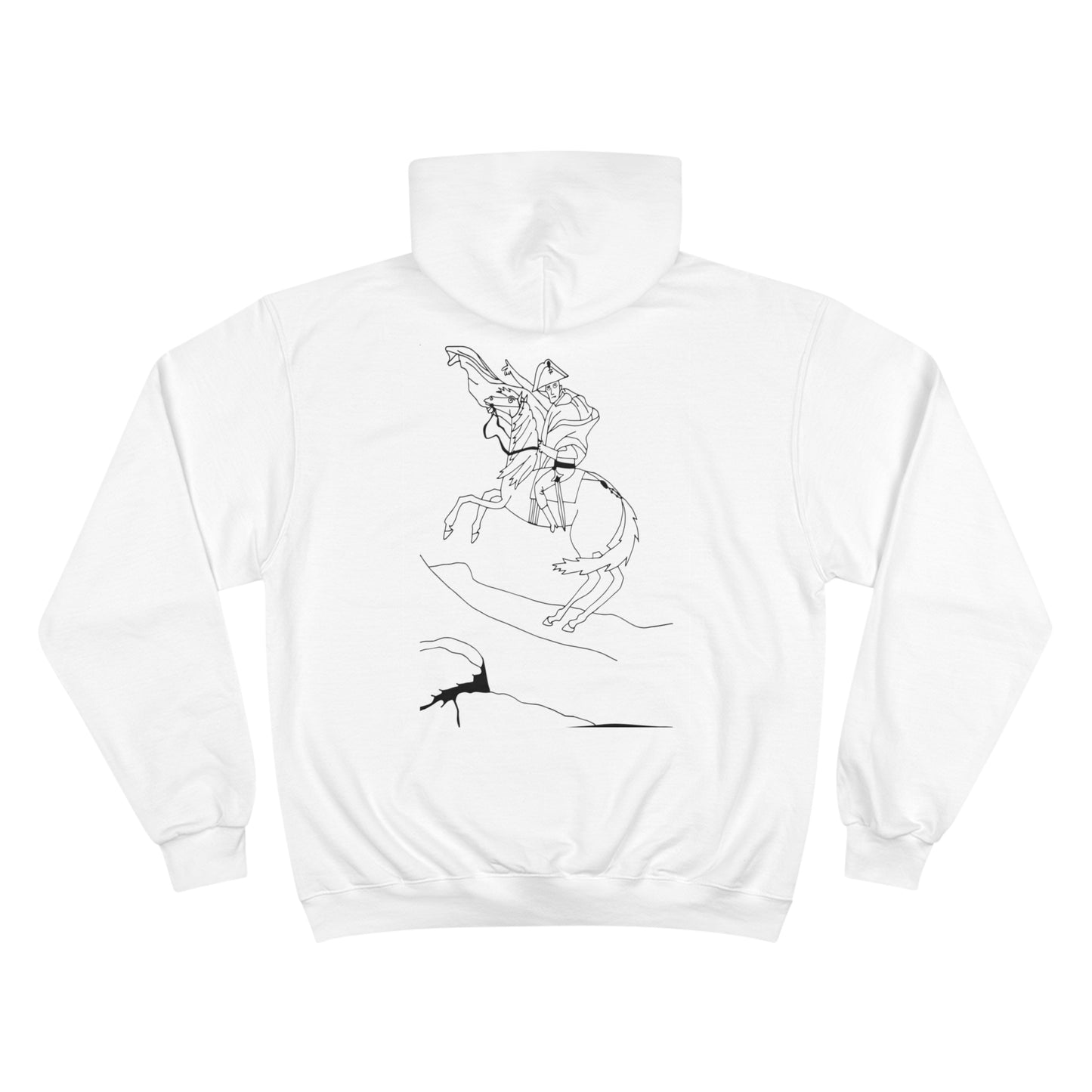 Napoleon Crossing the Alps - Men's Hoodie